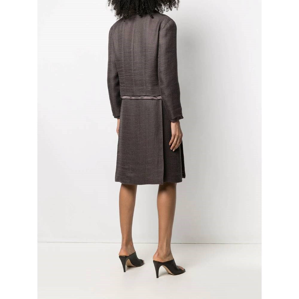 Chanel Chanel Grey Mohair Skirt Suit
