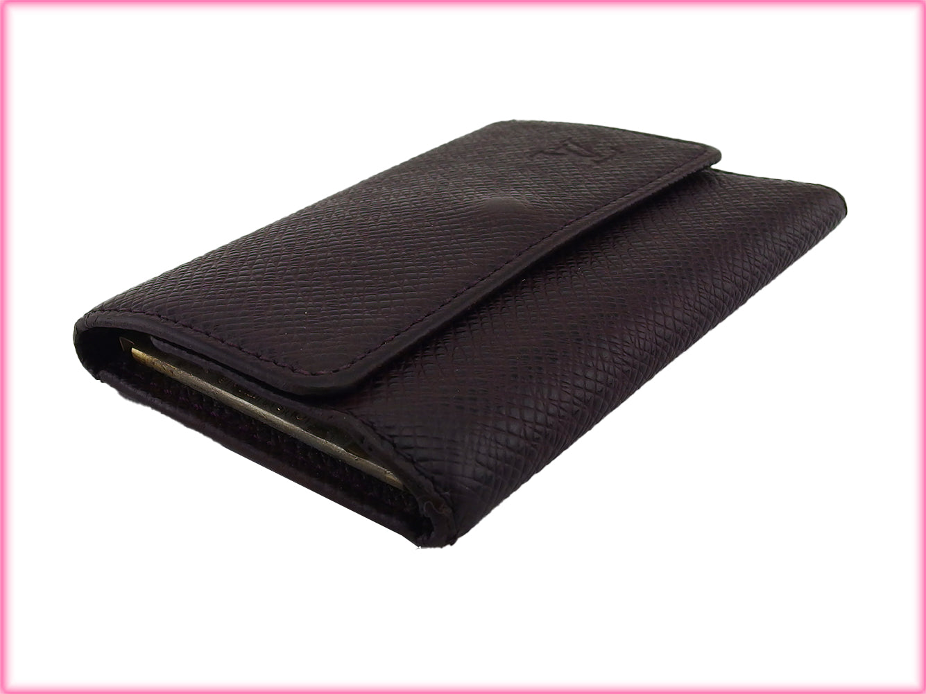 Louis Vuitton Key holder M30536 purple Brown Key Chain