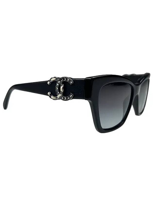Eyewear Logo Square Sunglasses Black Chanel