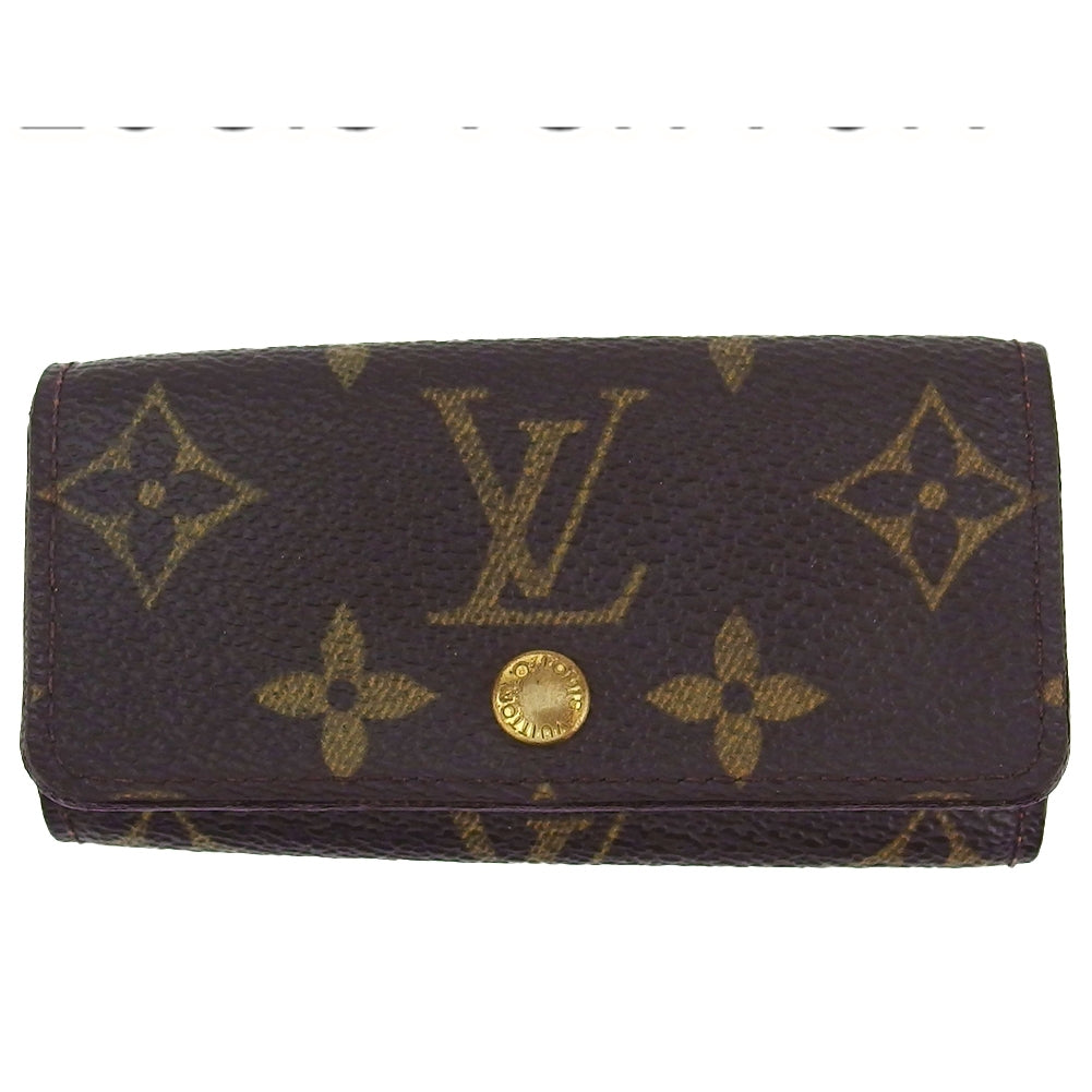 Louis Vuitton Key holder x Multicles4 Brown Beige Key Chain C4691