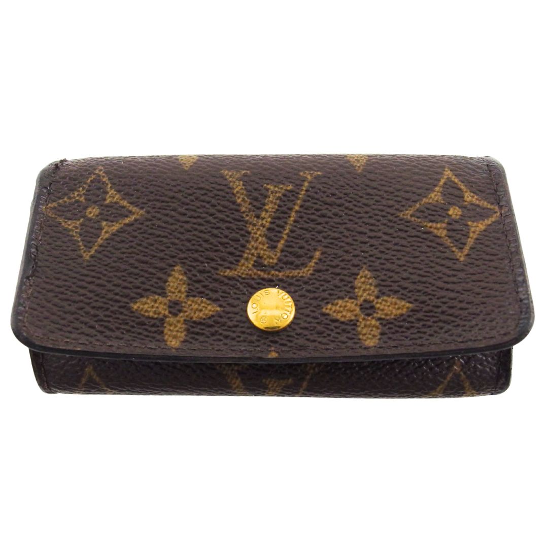 Louis Vuitton Key holder M62631 Multicles4 Brown Beige Key Chain C4888