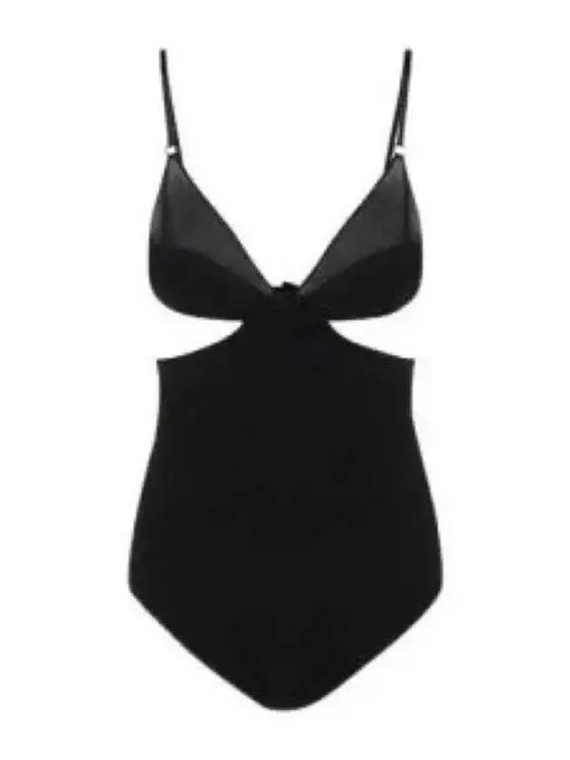 YSL Saint Laurent Saint Laurent Trending Cut Out Body Suit Black Travel Bag