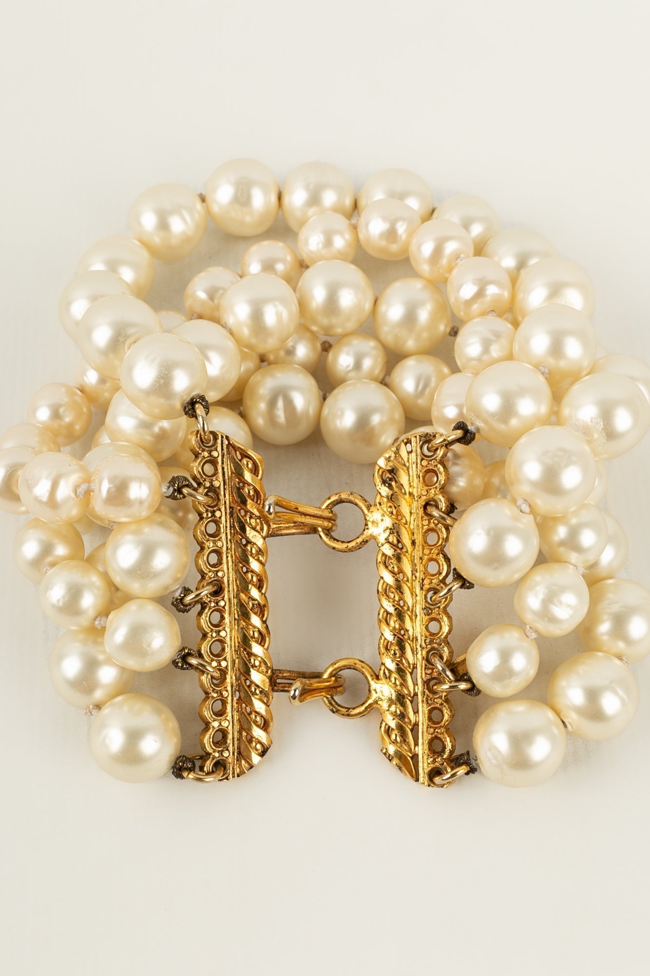 Bracelet de perles nacr?©es Chanel