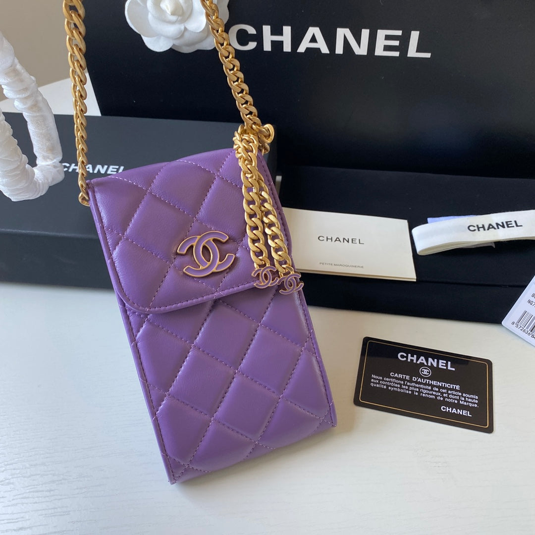 Chlphone Holder Purple Bag For Women Travel Bag