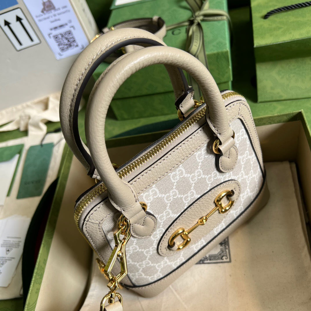 gg Horsebit gg , ’s Beige Mini Bag