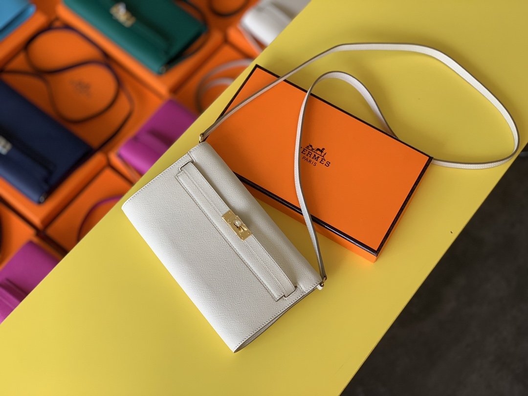 Top Quality Kelly Wallet To Go Woc White Crossbody Bag