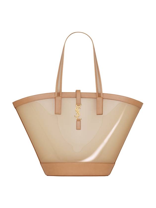 YSL Saint Laurent Saint Laurent Trending Panier Tote Bag Oatmilk Medium