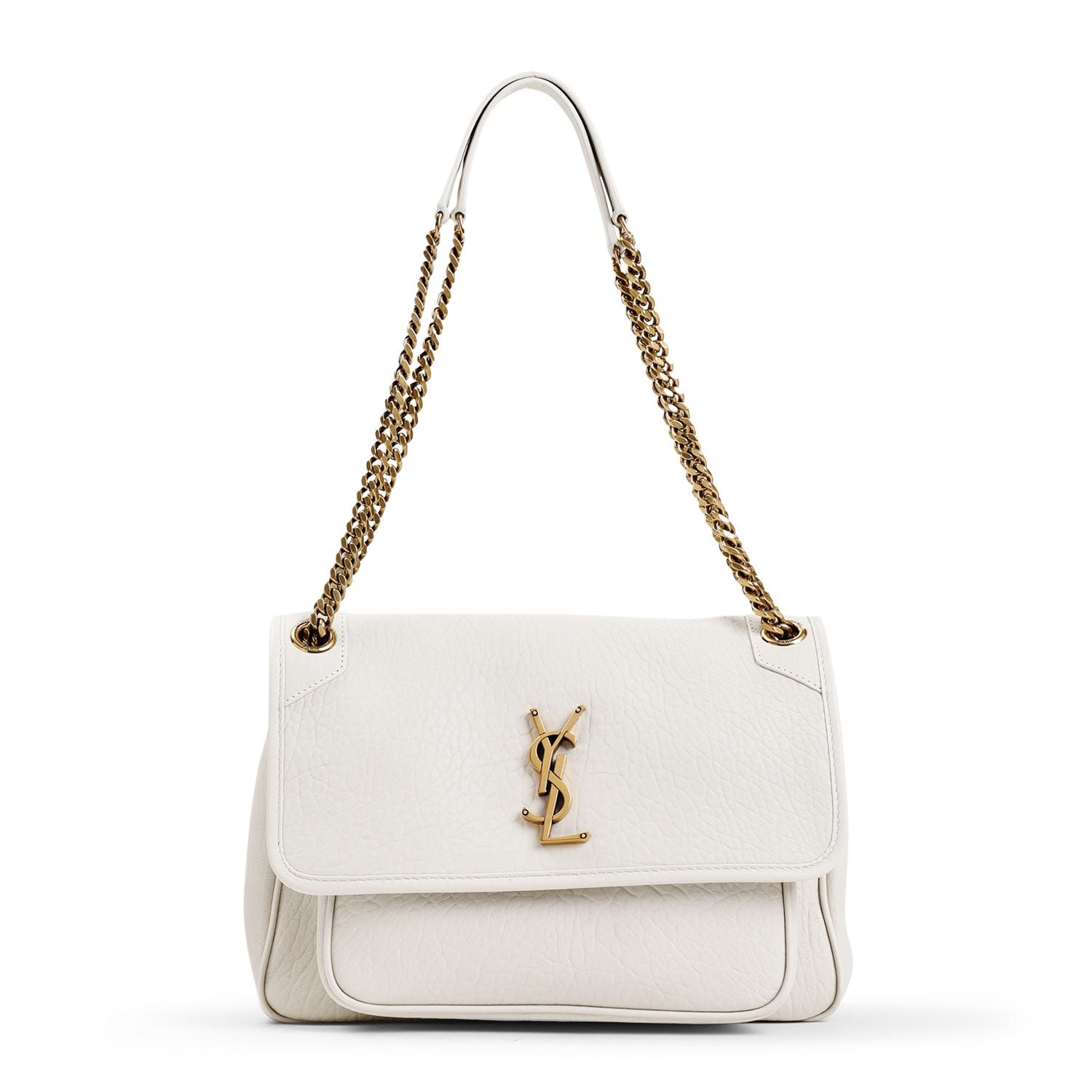 YSL Saint Laurent Saint Laurent Trending Women Niki Coloured Bag Cream Travel Bag