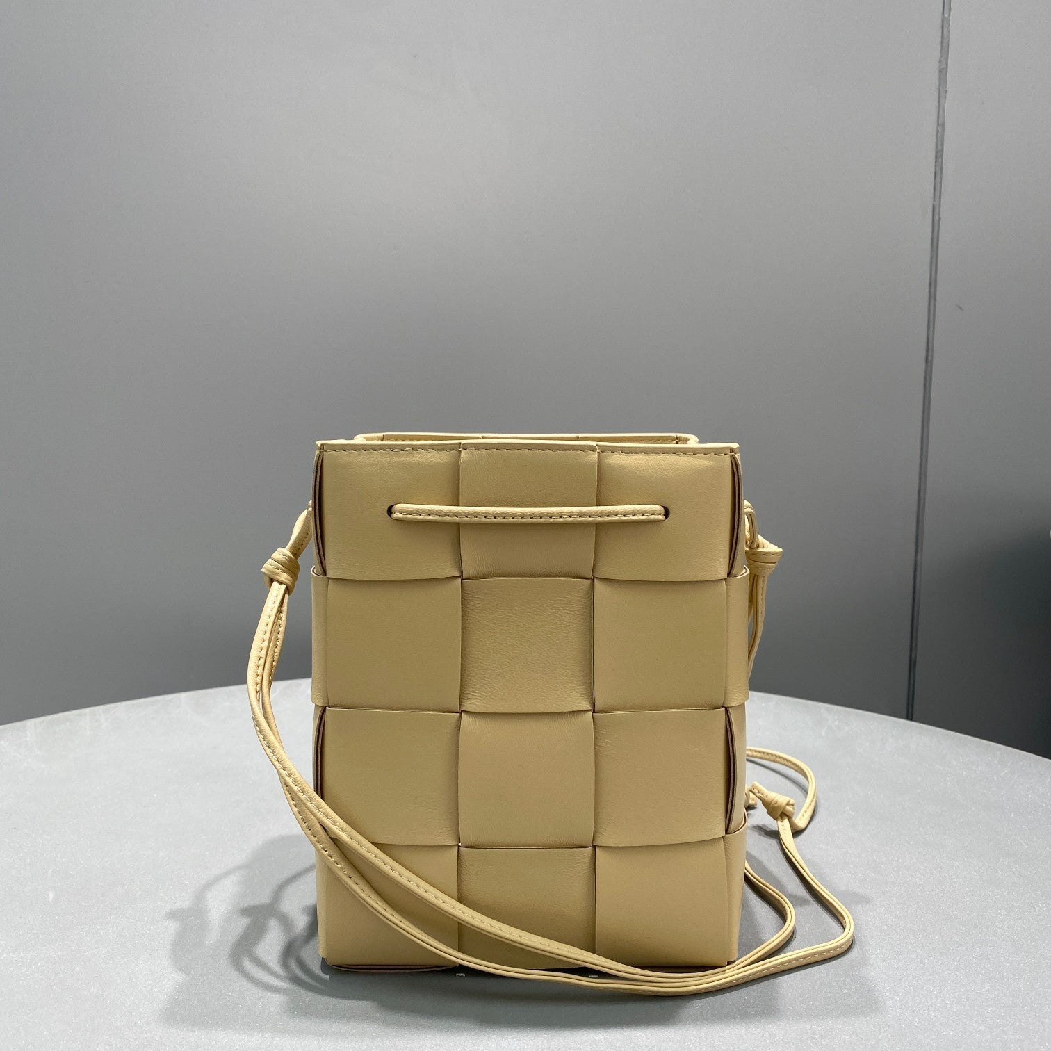Top Quality Cassette Bag For Women Bags Beige Mini Bucket Bag