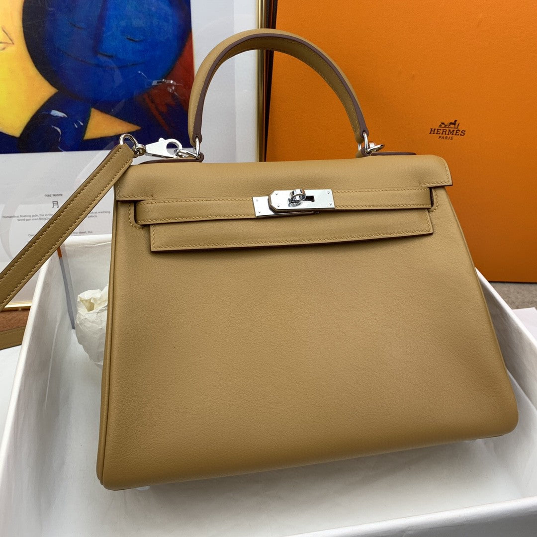 Top Quality Kelly Evercolor Bag For Women Gold Shoulder Bag