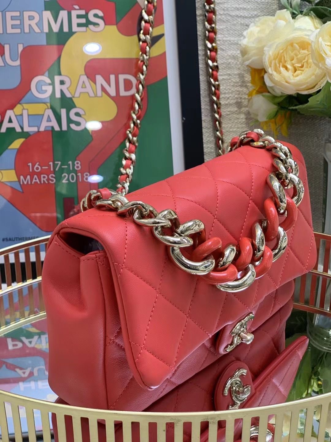 Chanel Flap Bag Red *CM