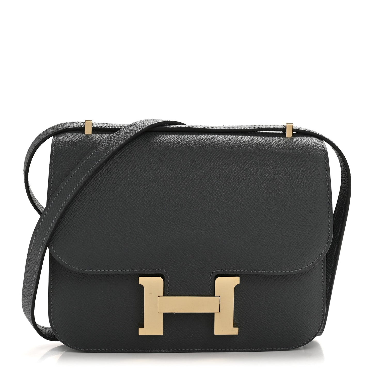 Hermes Epsom Constance Gris Misty Handbag Travel Bag