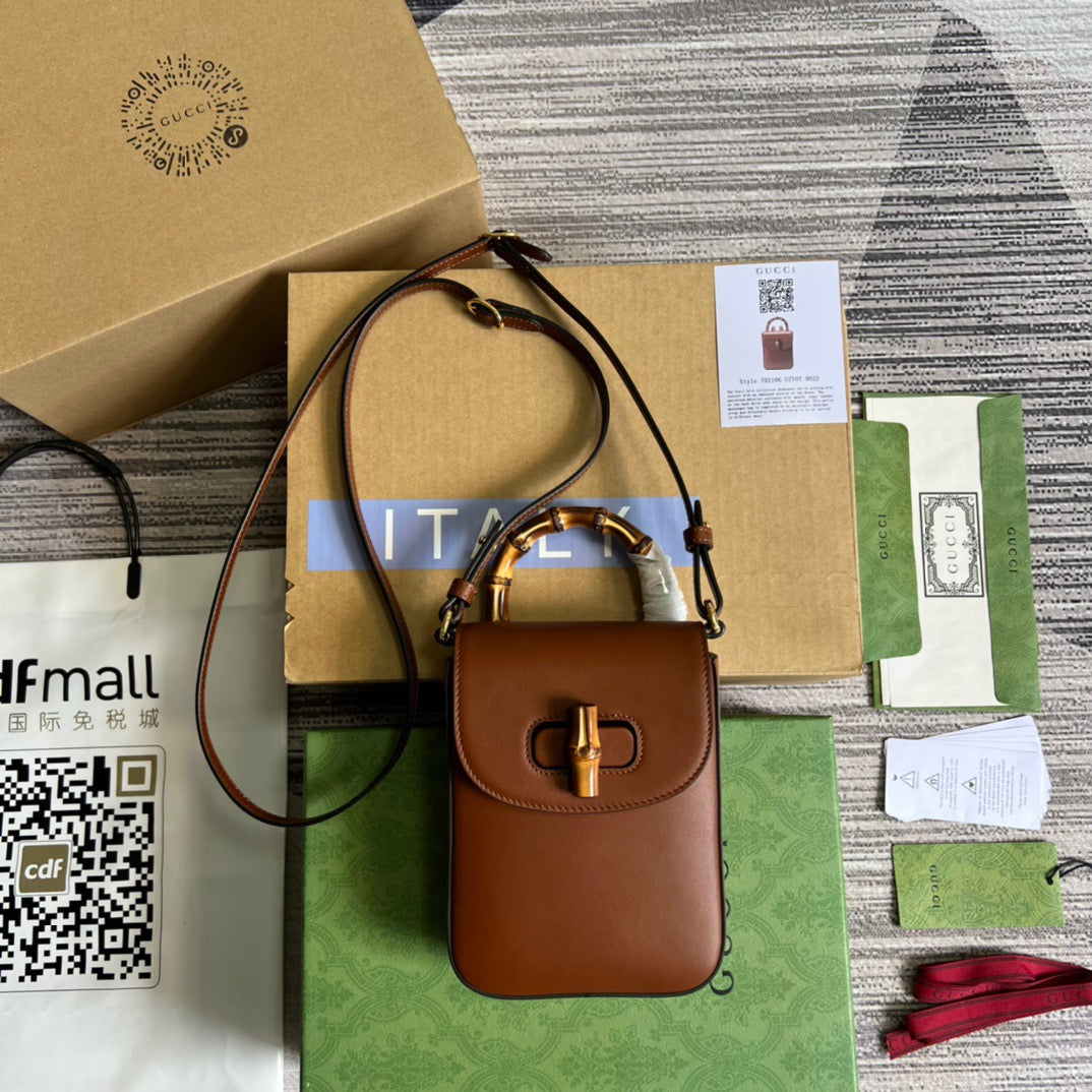 gg Bamboo , ’s 6in Red Mini Bag