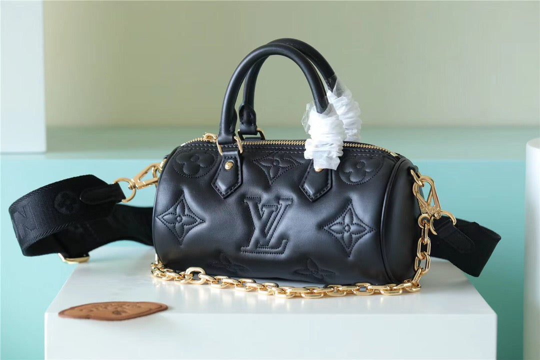 Top Quality Papillon Bb Bag Classic For Monogram Black Travel Bag