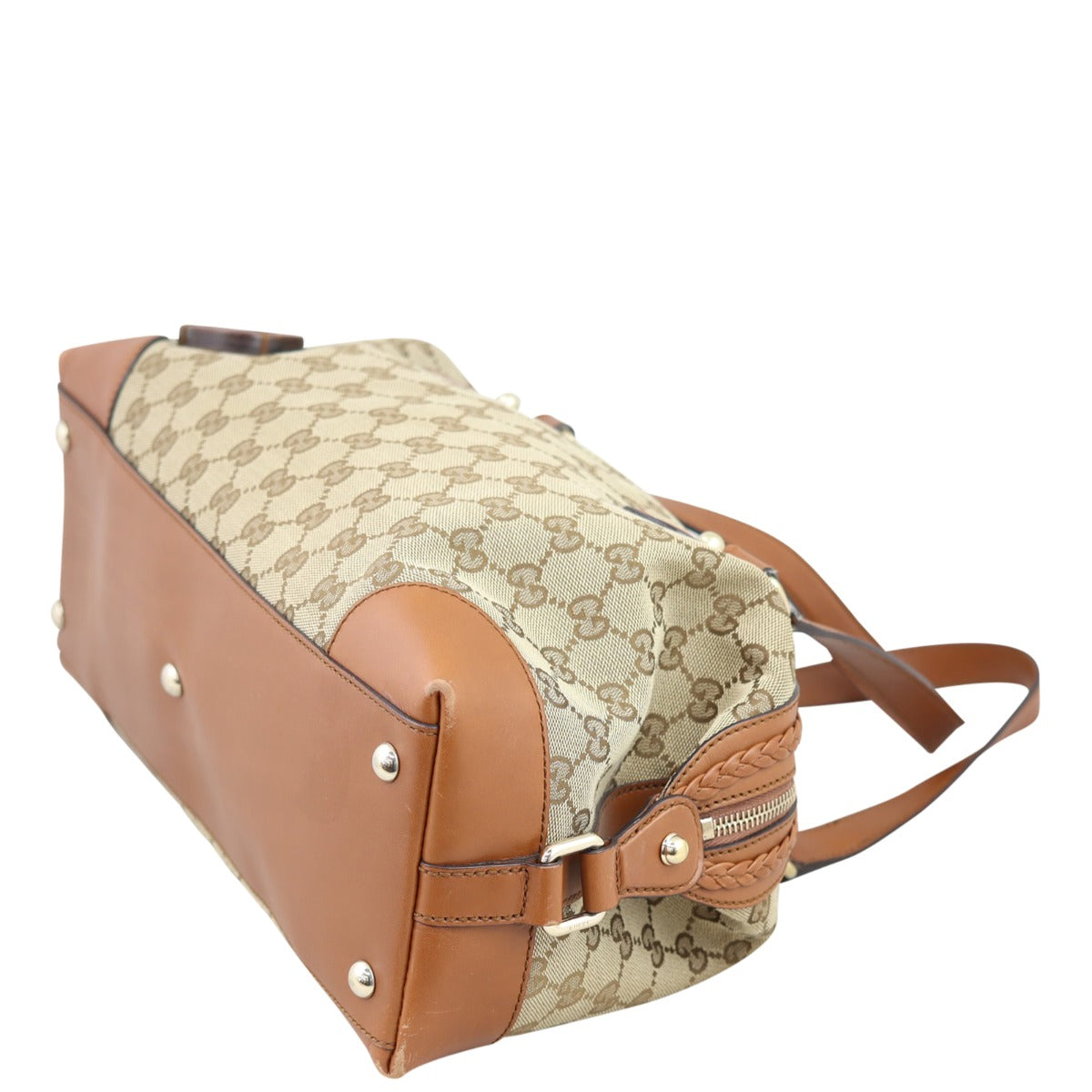 Gucci GG Canvas Brick Lane Convertible Boston