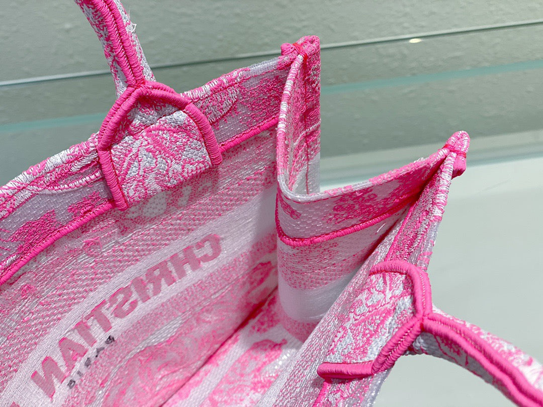 Book Cd Pink Small Book Tote Bag