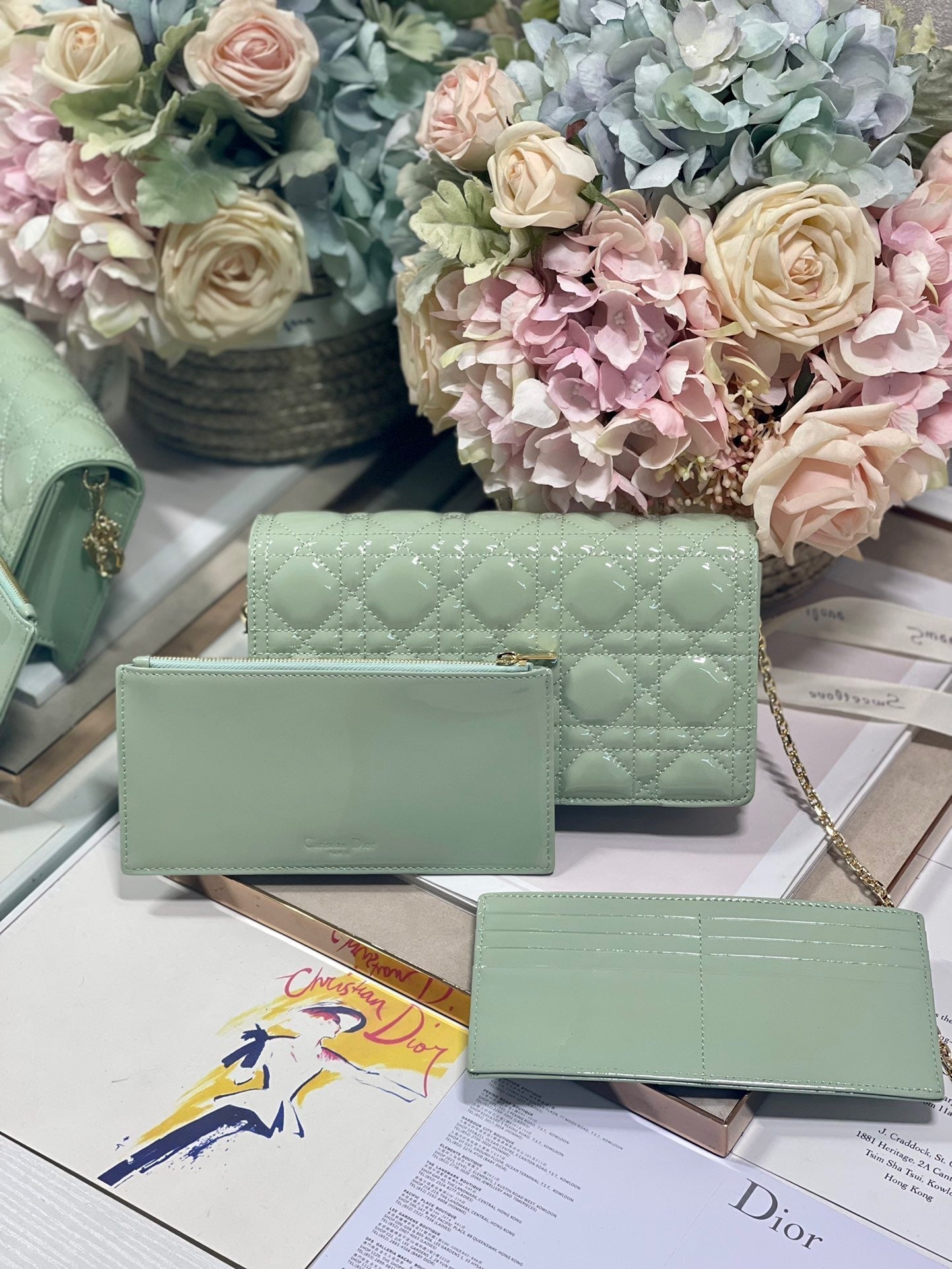 Lady Pouch Seafoam Cd Travel Bag