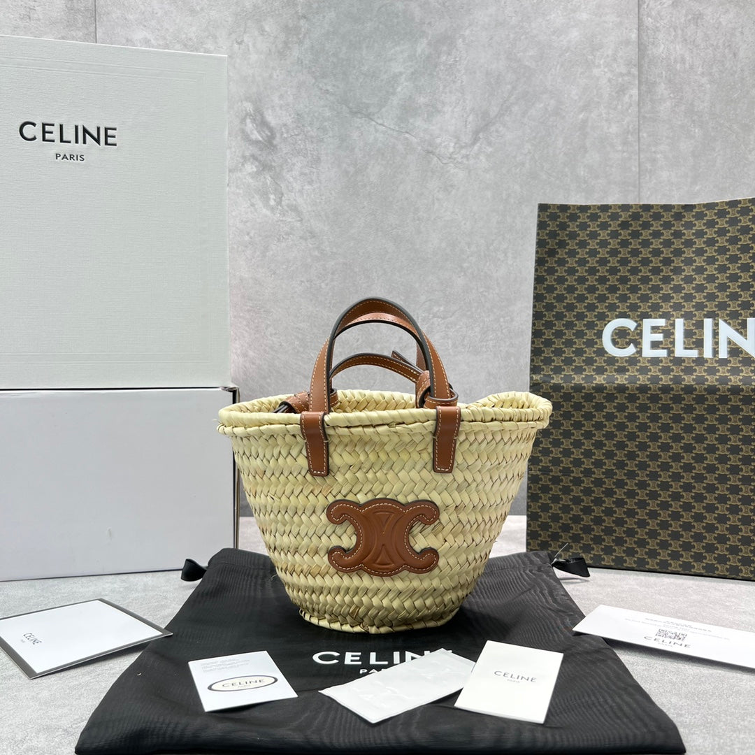 Top Quality Teen Triomphe Classic Pannier Tote Tan Tote Bag 8In20Cm 9711