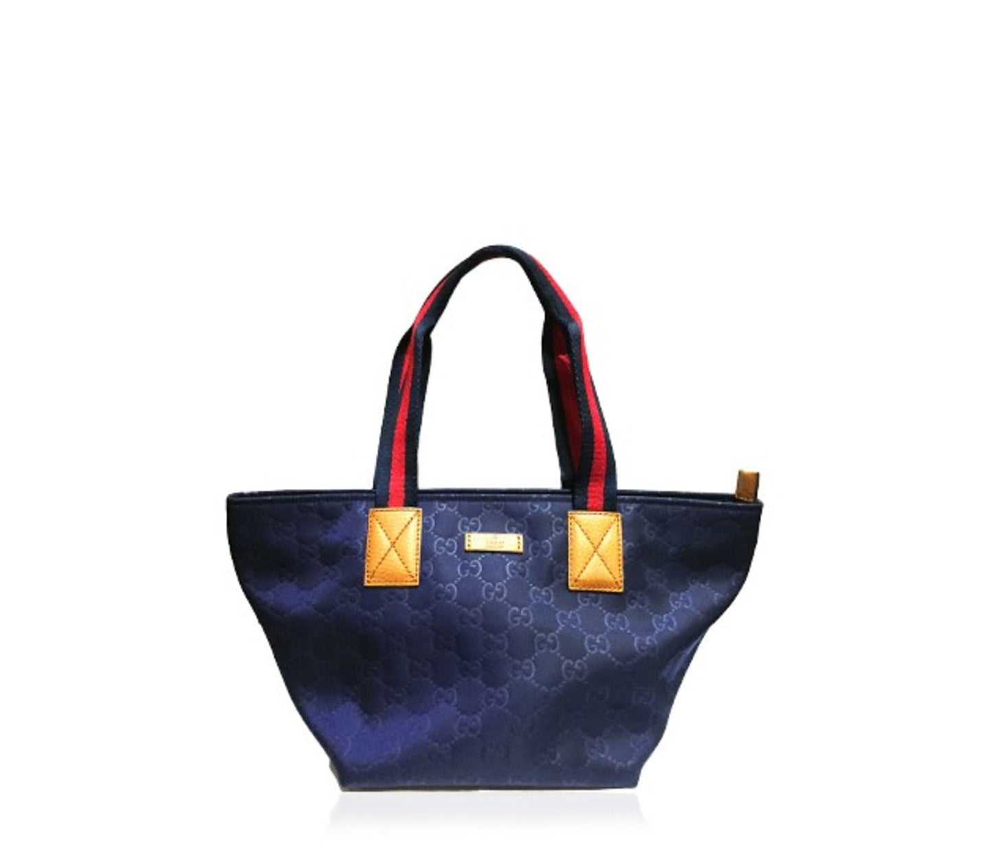 GUCCI GG PRINT SMALL FABRIC SHOPPER BAG