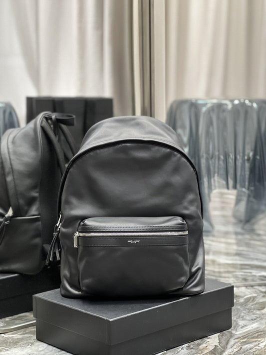 YSL Saint Laurent City Backpack Unisex 15in 38cm Black
