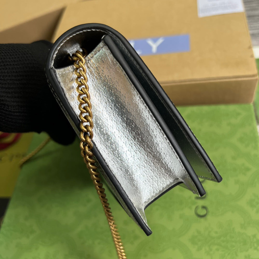 gg Diana Bamboo , ’s Silver Mini Bag