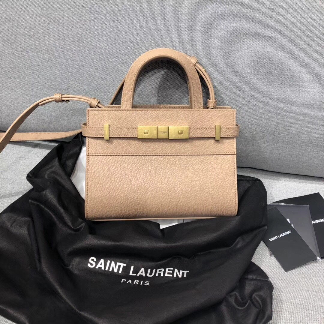 YSL Saint Laurent YSL Top Quality Manhattan Nano Shopping Bag Beige Tote Bag