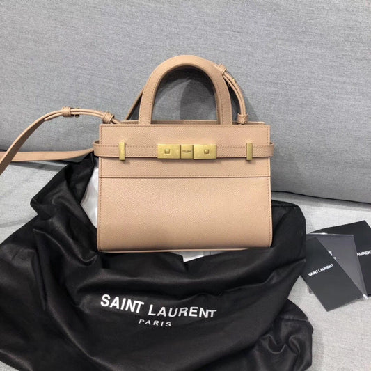 YSL Saint Laurent YSL Top Quality Manhattan Nano Shopping Bag Beige Tote Bag