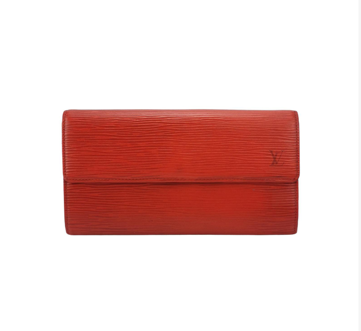 Louis Vuitton (LV) Wallet 1995year red