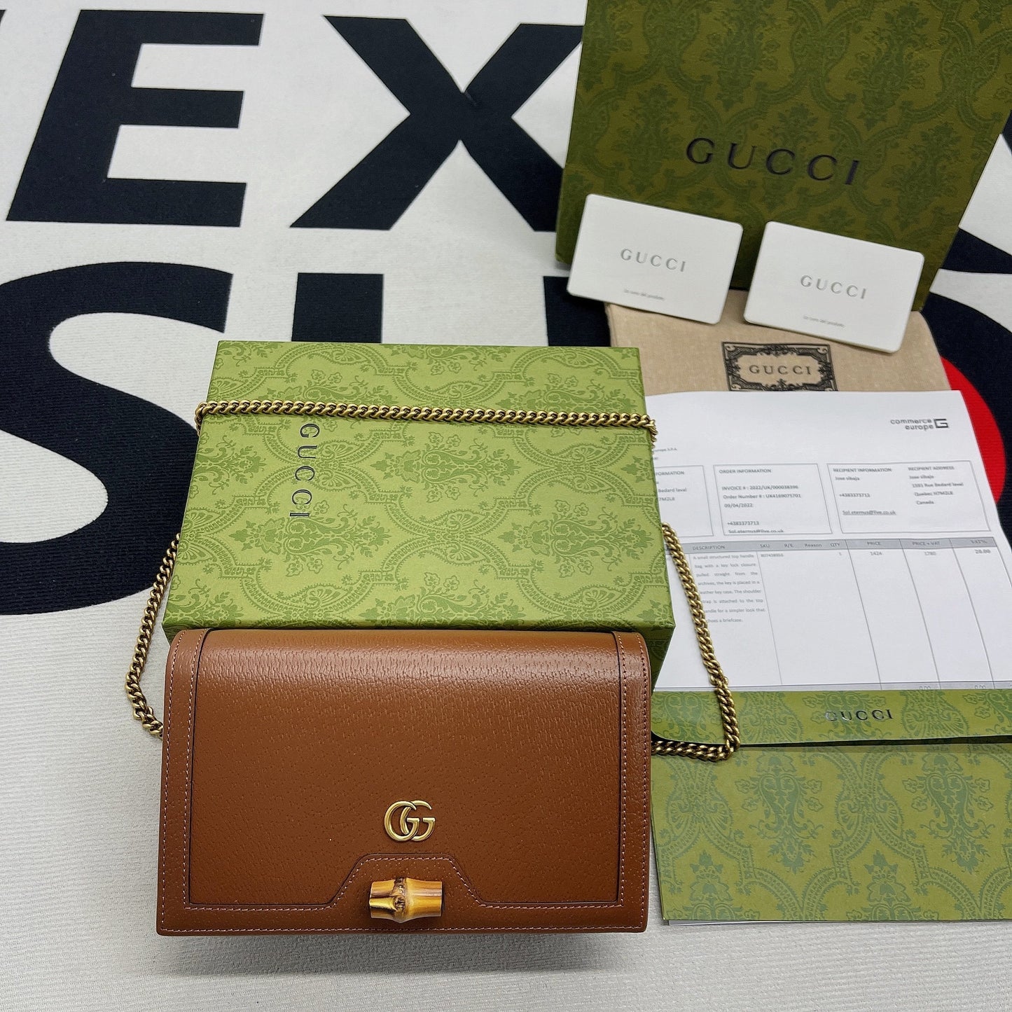 gg Diana Bamboo , ’s Brown Mini Bag