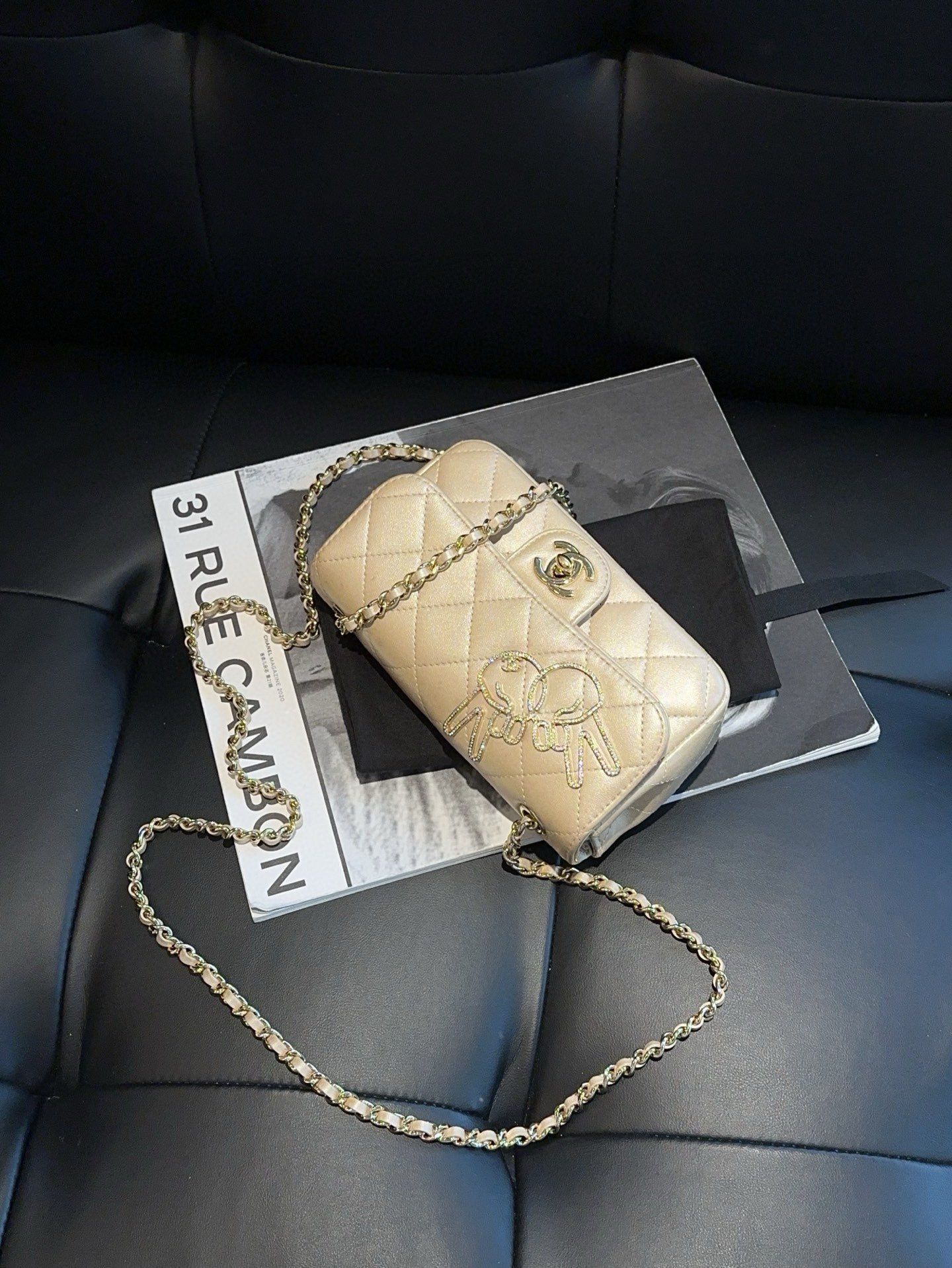 Chanel mini bag *.cm golden
