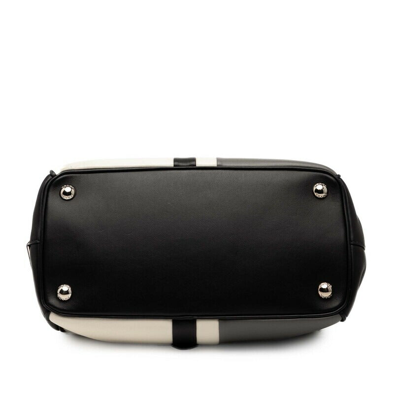 Prada Byadera Frame Handbag Leather Travel Bag