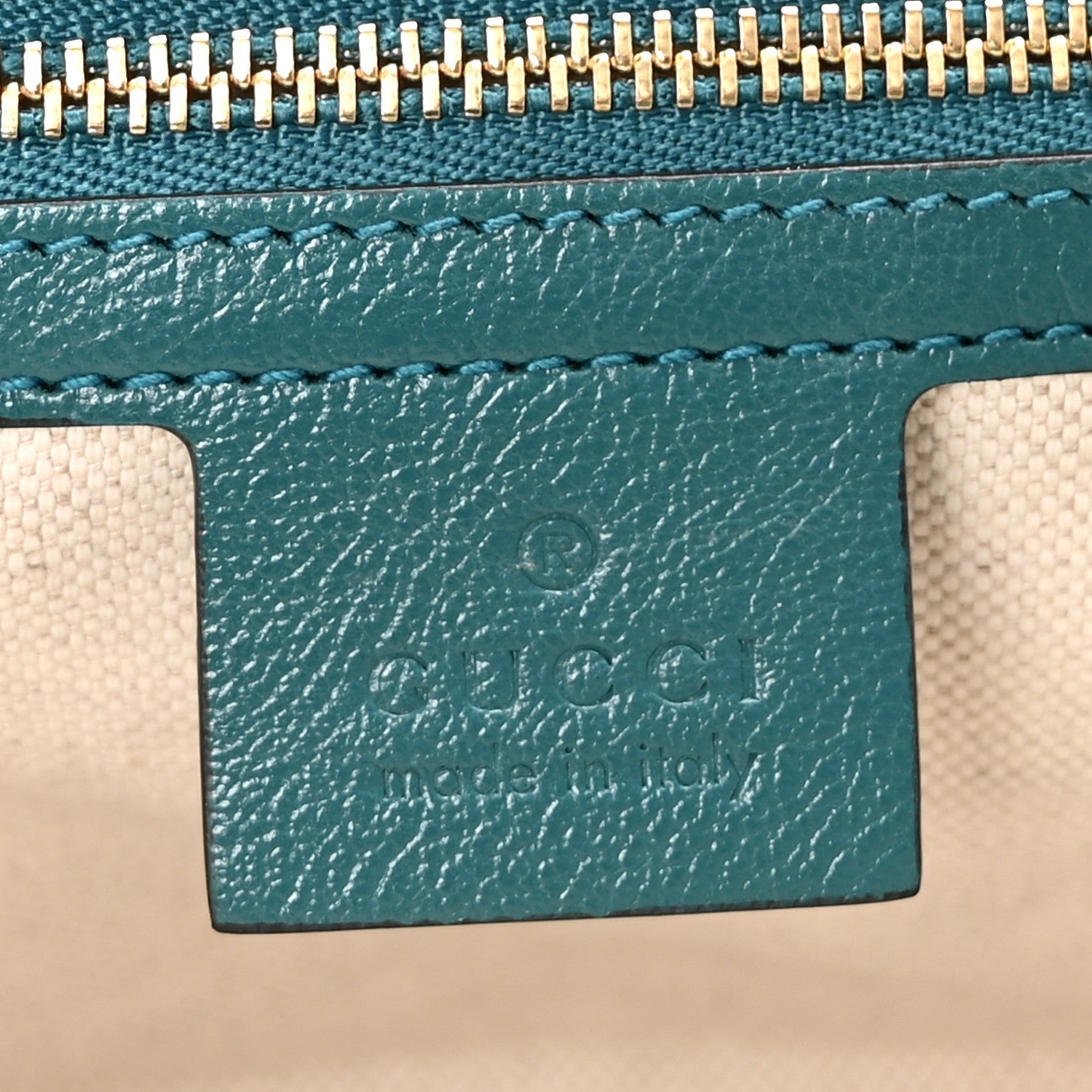 Gucci Azalea Calfskin Enamel Matelasse Diagonal Small Torchon GG Marmont Shoulder Bag Imperial Blue Pavone