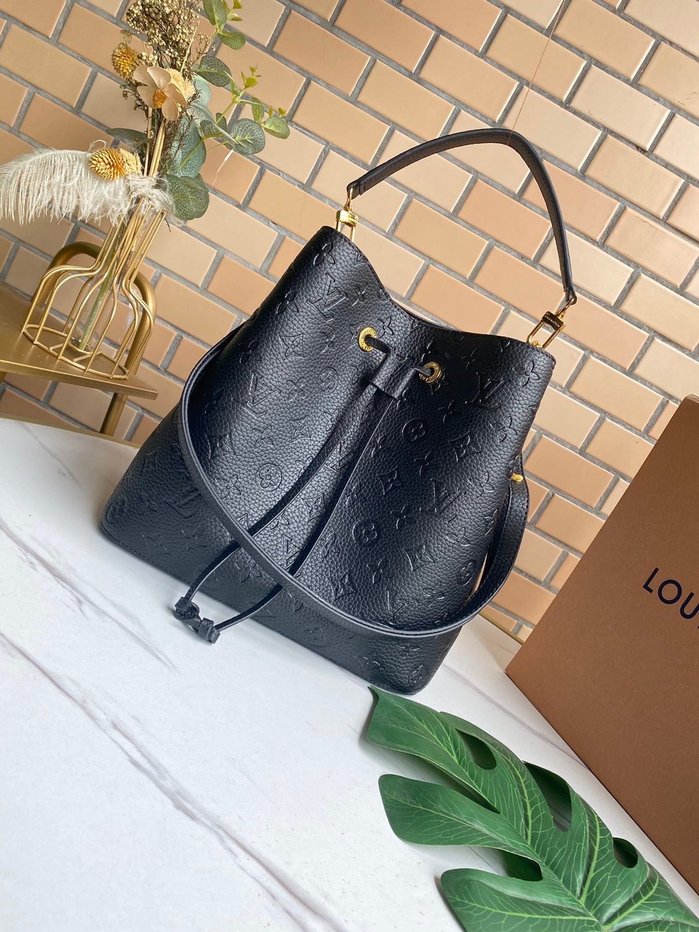 Top Quality Neonoe Mm Bag Empreinte For Monogram Black Shoulder Bag