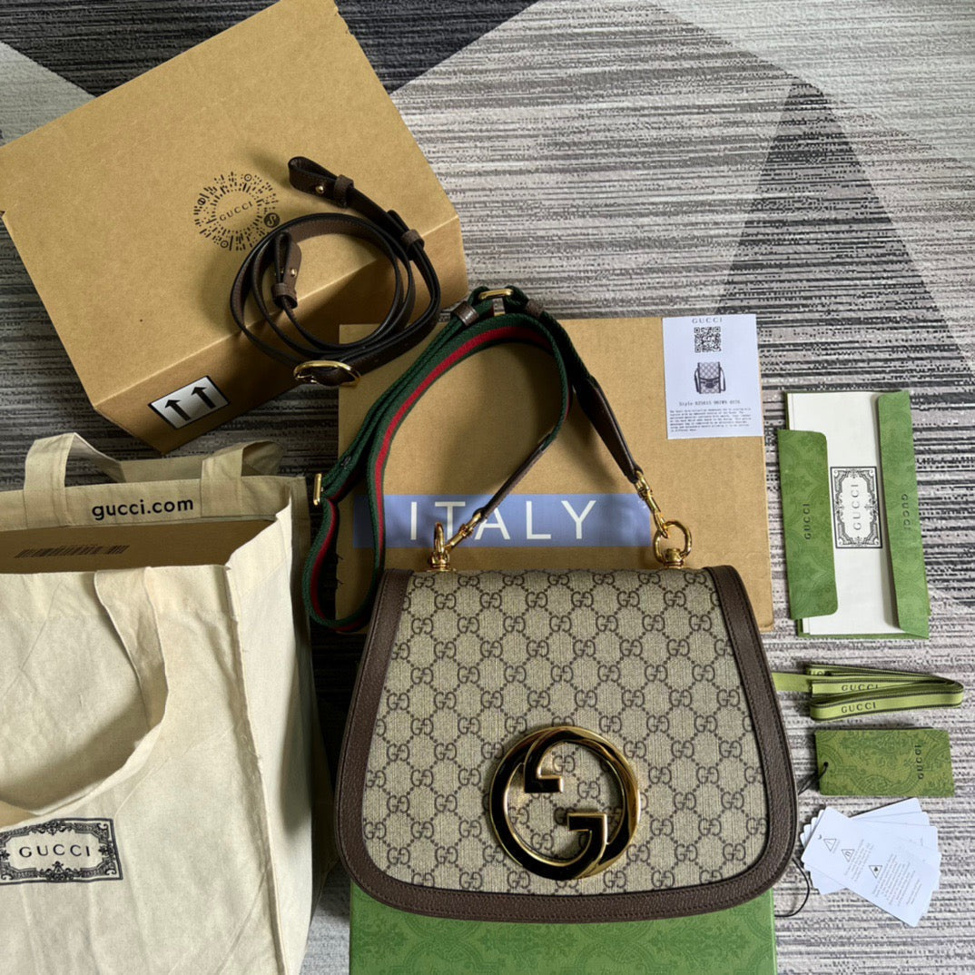 gg Blondie , ’s 11in Beige Medium Shoulder Bag