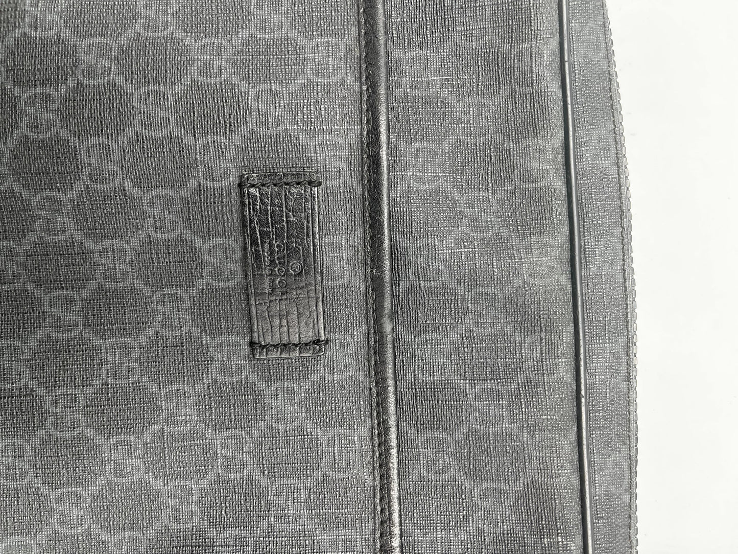 Gucci Gg Supreme Shoulder Bag Canvas Black Leather Shoulder Bag Bag