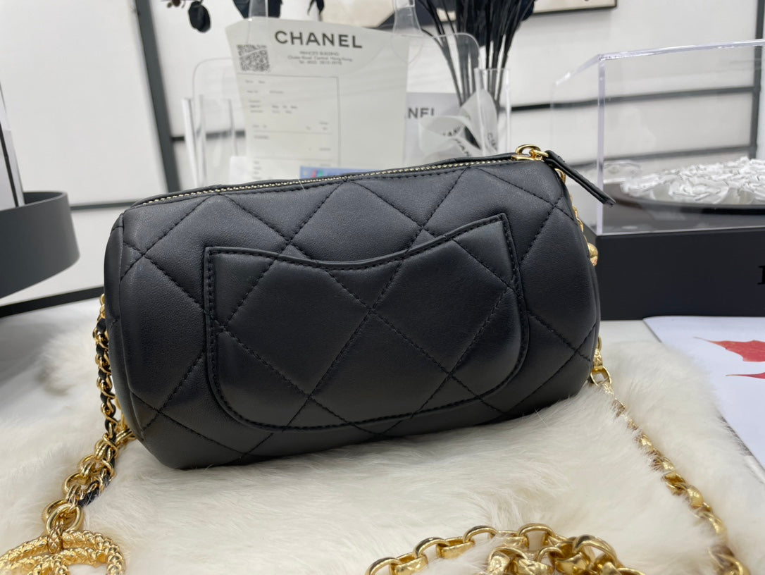 CHL Bowling 11cm 4.3in B08482 Black Mini Bag