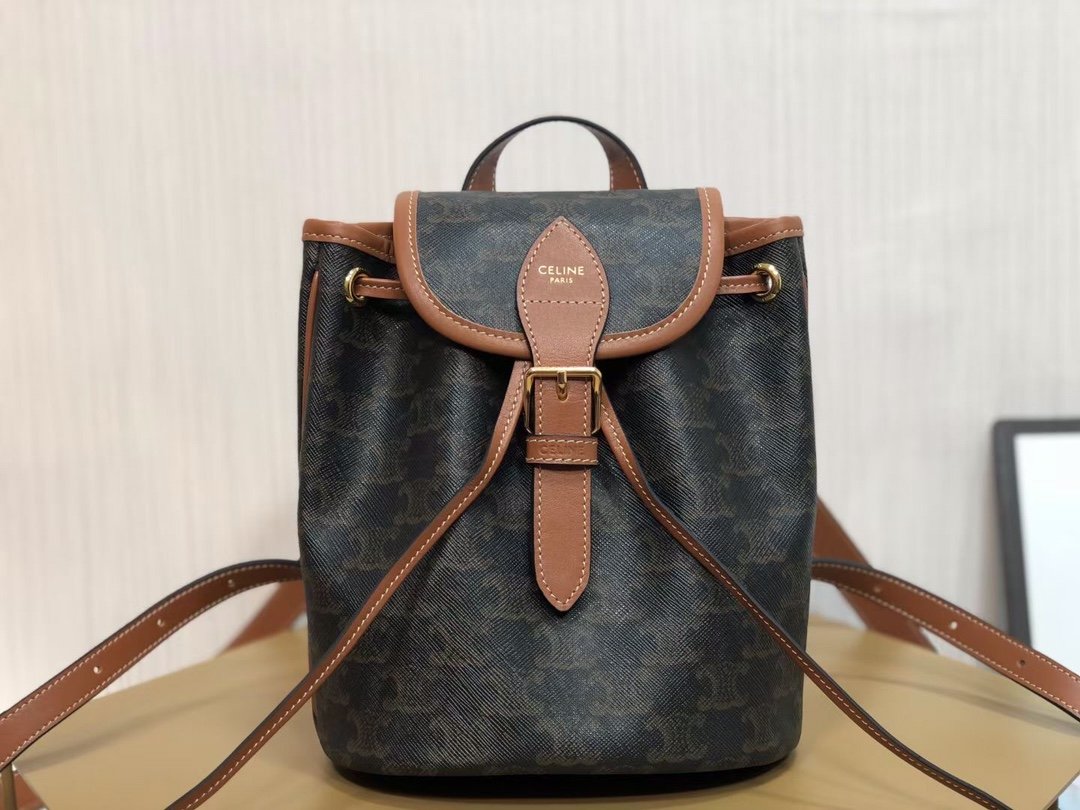 Top Quality Backpack Folco In Triomphe For Canvas Tan