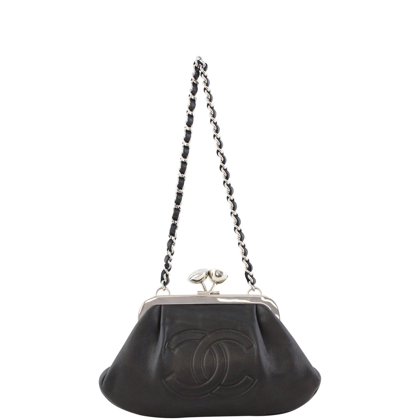 Chanel CC Kisslock Clutch Clutch Bag