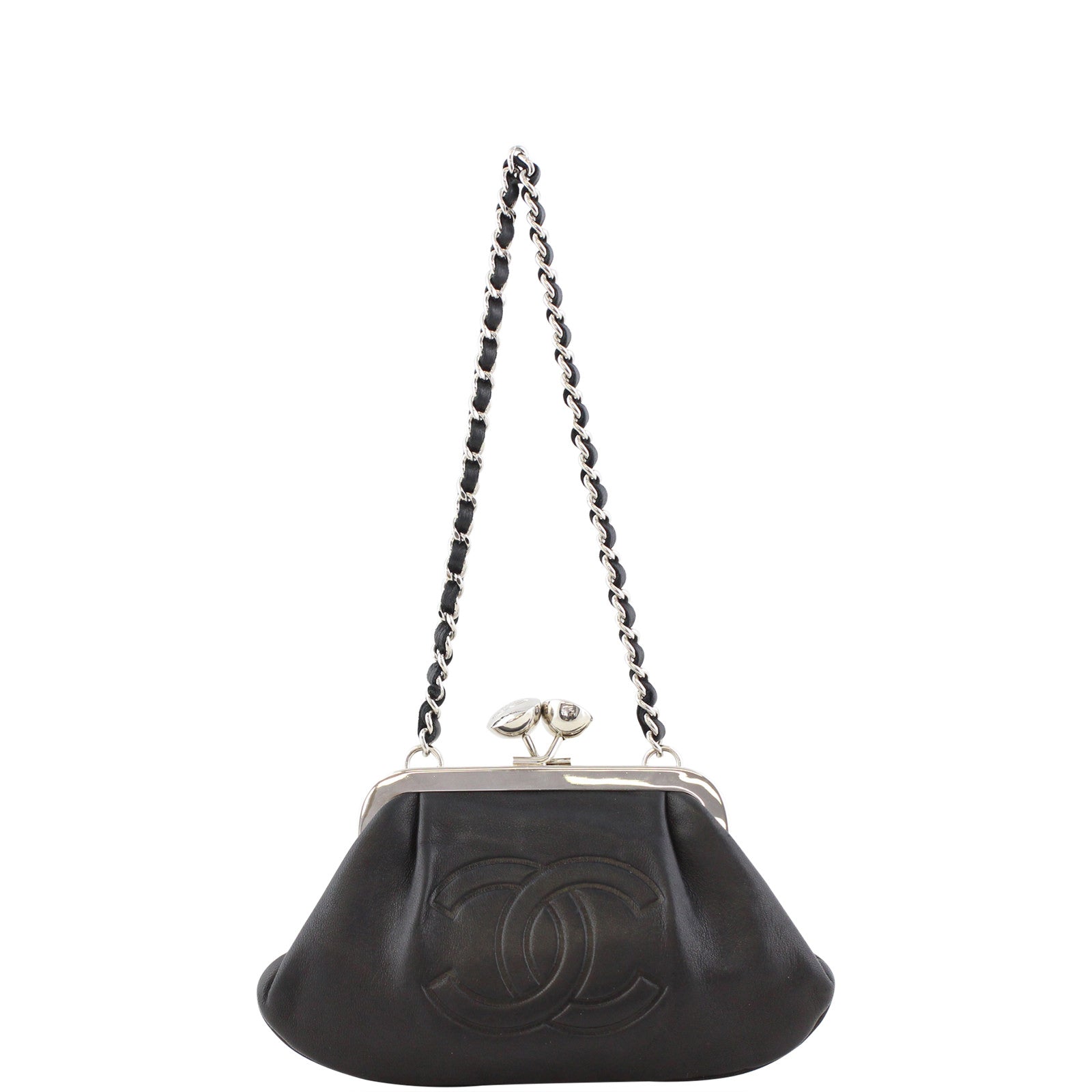 Chanel CC Kisslock Clutch Clutch Bag