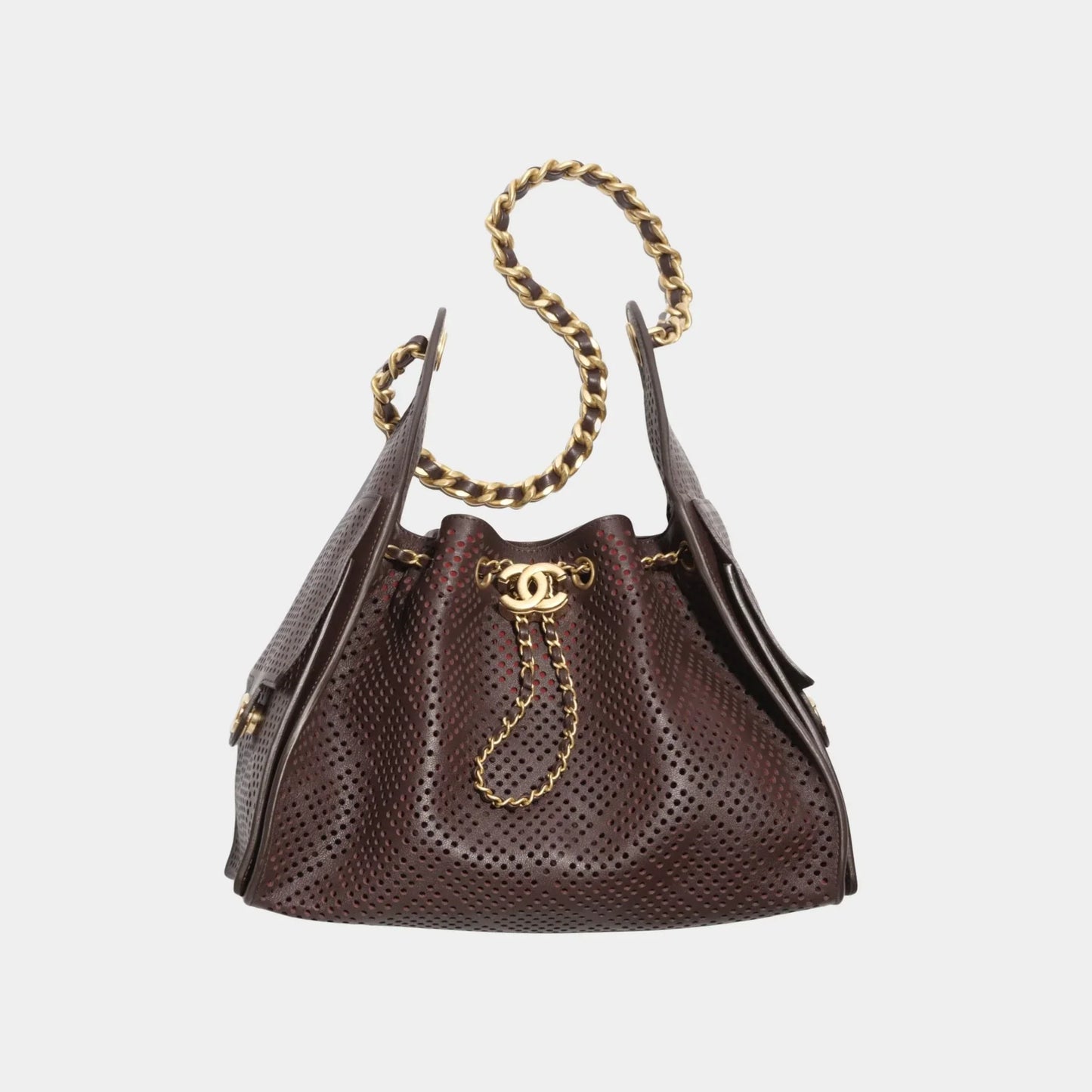 Chanel 25 Small Handbag Calfskin & Gold Tone Metal