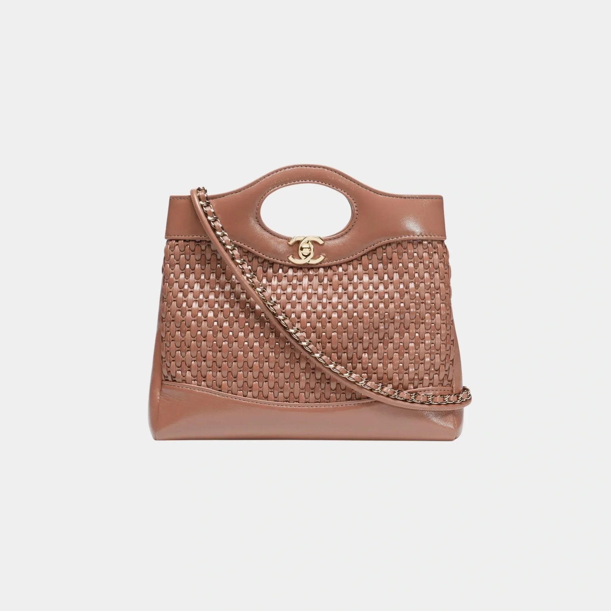 Chanel 31 Mini Shopping Bag Leather & Gold Tone Metal