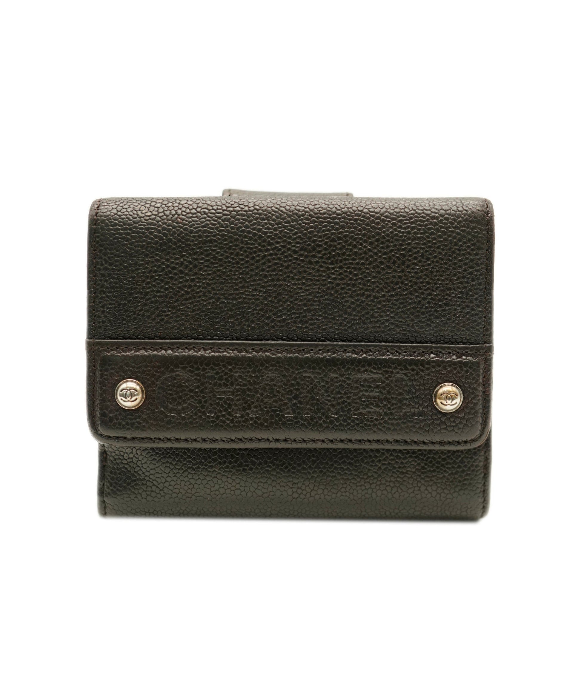 Chanel Brown Compact wallet  ALC1290