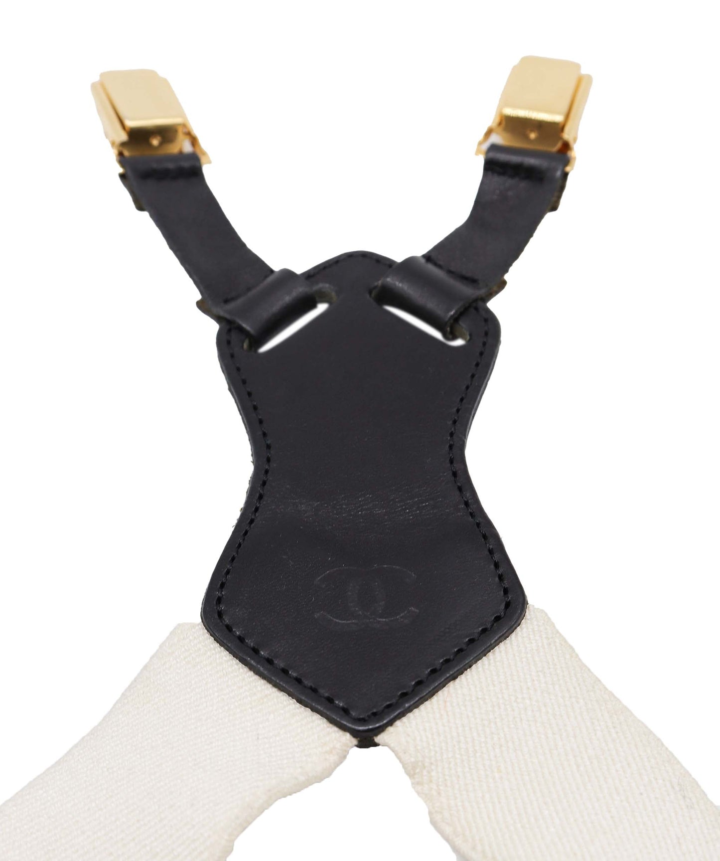 Chanel Suspenders Belt White DXBS0861