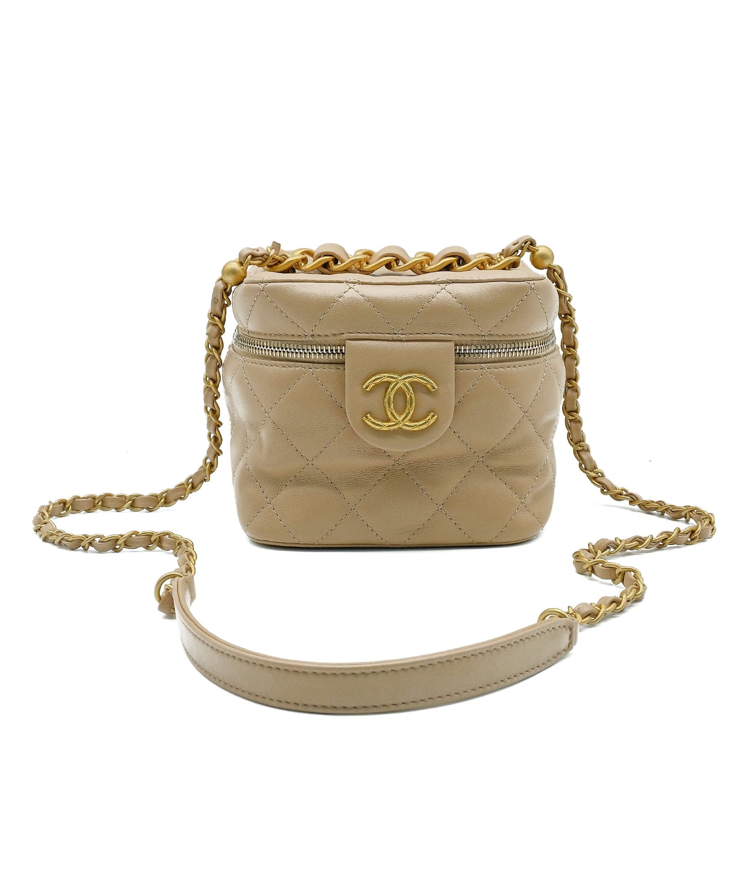 Chanel Beige Vanity Box Bag RJC2239