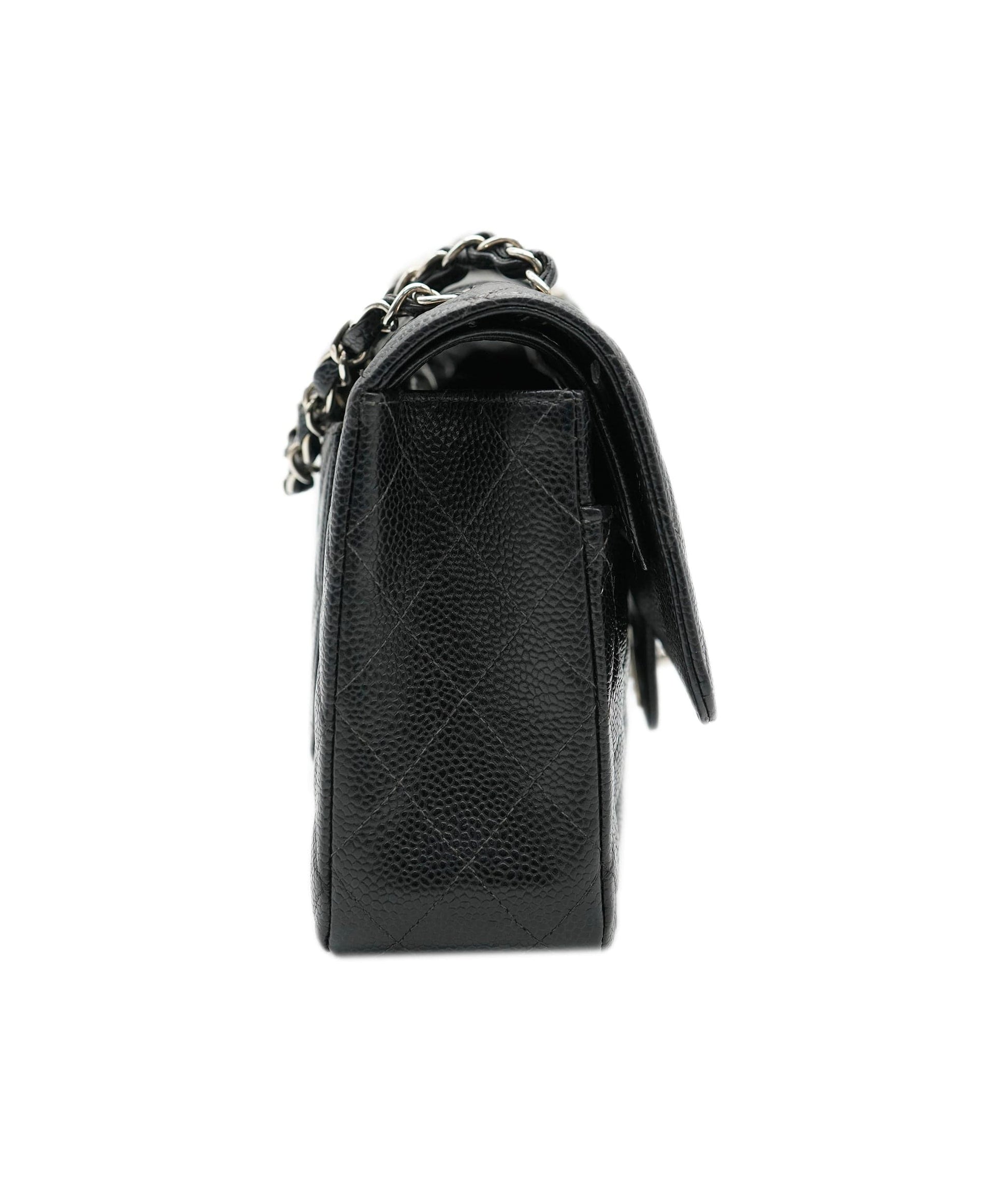 Chanel Black Caviar Flap Bag SHW Series 6 ASL10200
