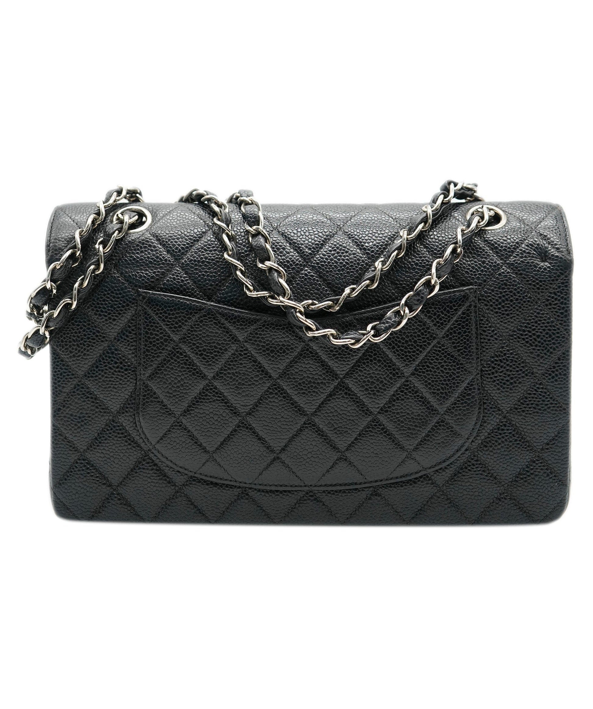 Chanel Black Caviar Flap Bag SHW Series 6 ASL10200