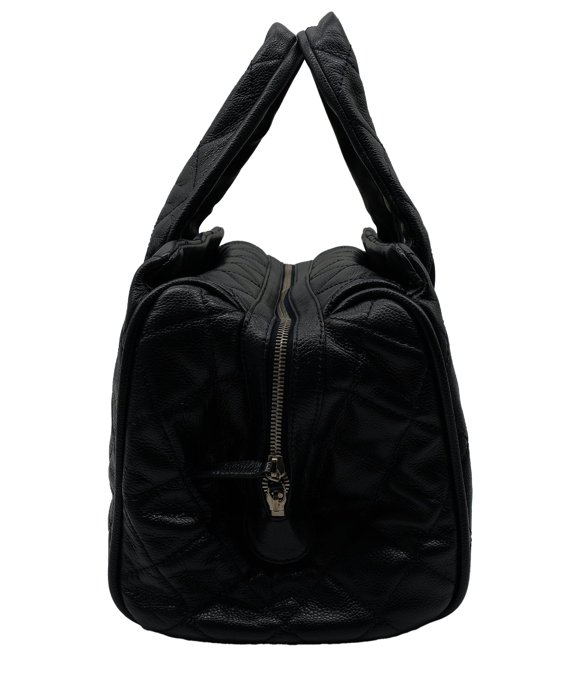 Chanel Bowler Bag Caviar Blue SHW RJC4406