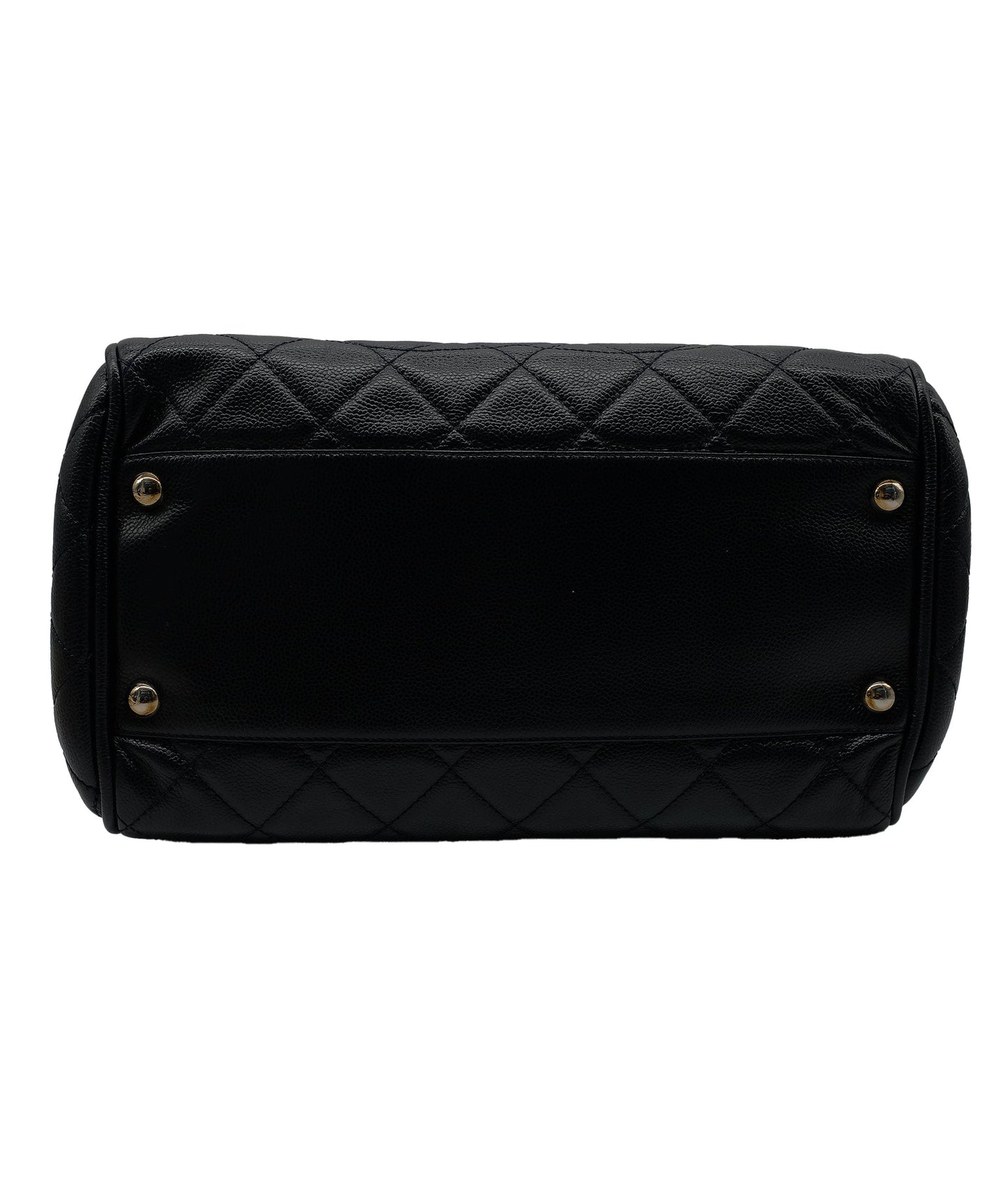Chanel Bowler Bag Caviar Blue SHW RJC4406