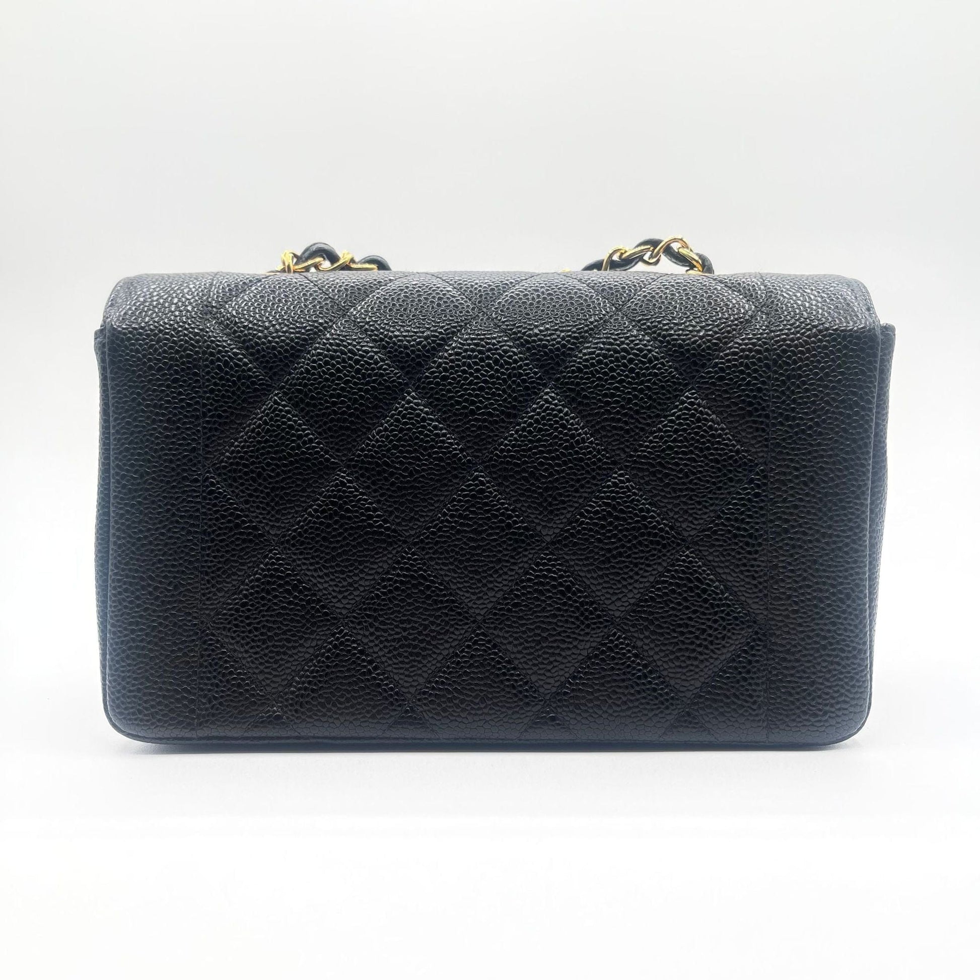 Chanel   Diana Small Black Caviar GHW ASC3888