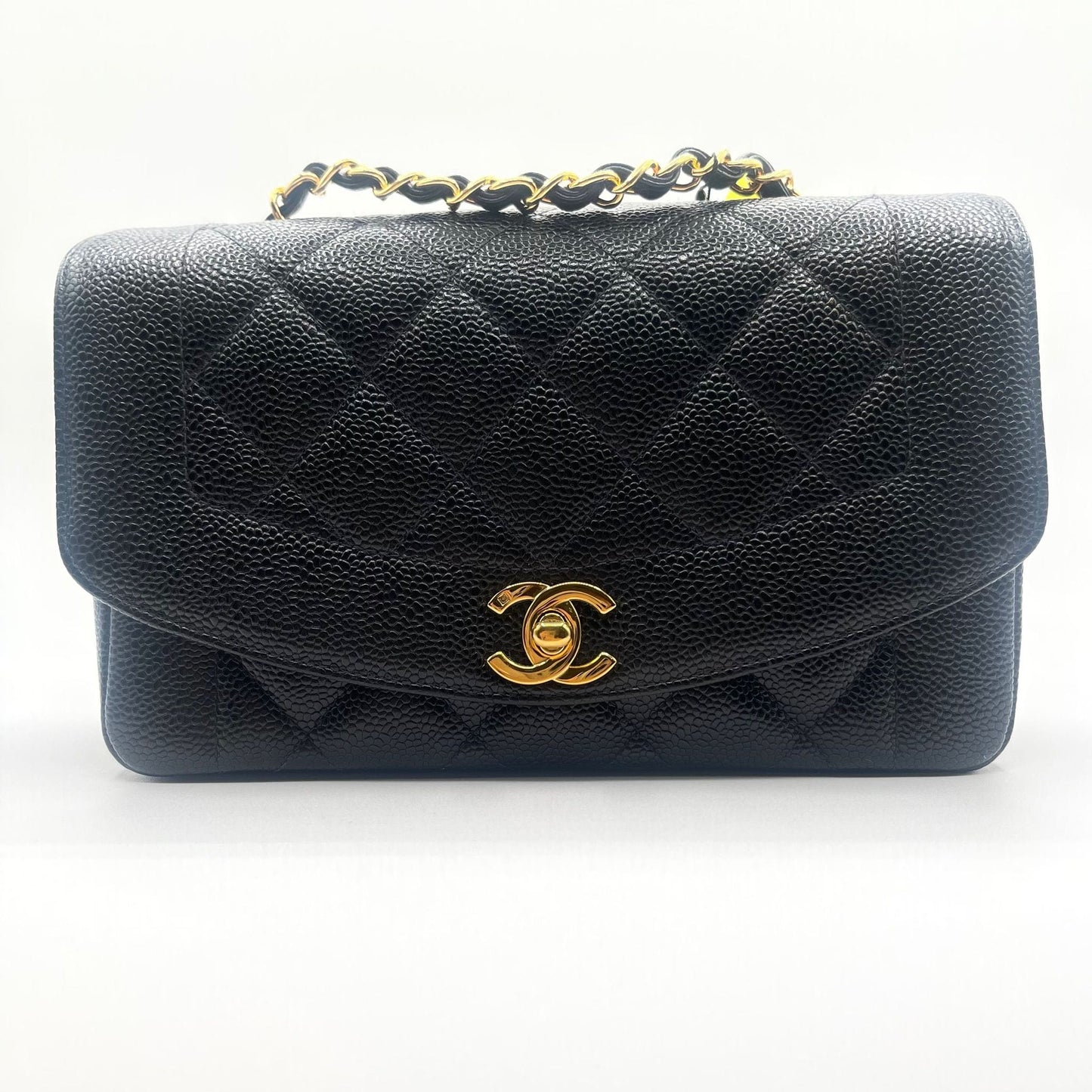Chanel   Diana Small Black Caviar GHW ASC3888